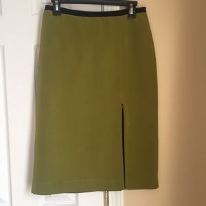 Olive Green Pencil Skirt